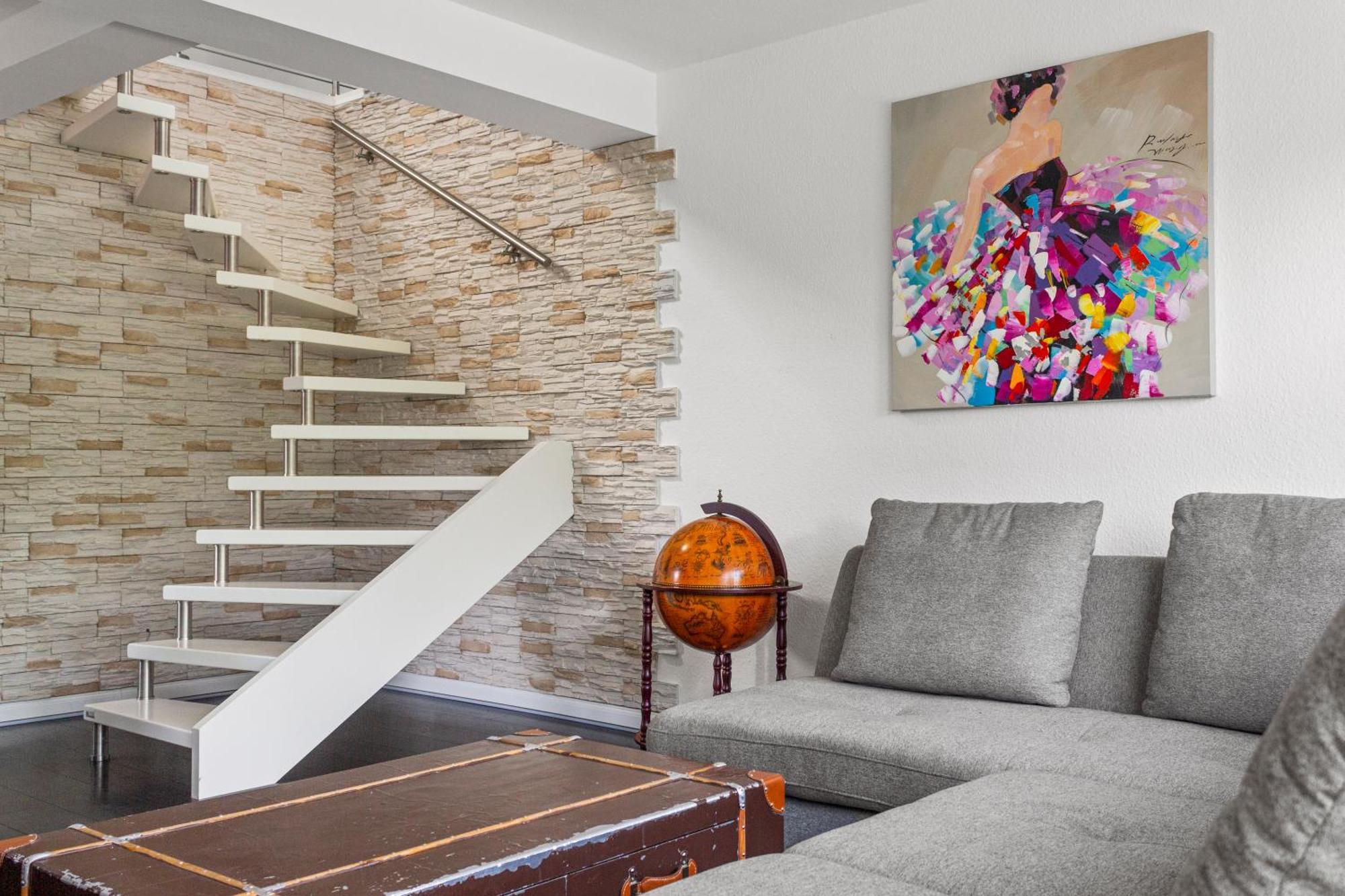 Charmante Maisonette Mit Balkon Und Gartenblick Apartment