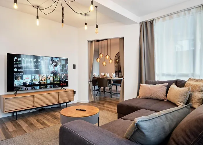 Park Avenue - Design Apartment Friesenstrasse - 4 Pers - Wlan - Netflix - 65 Zoll Tv