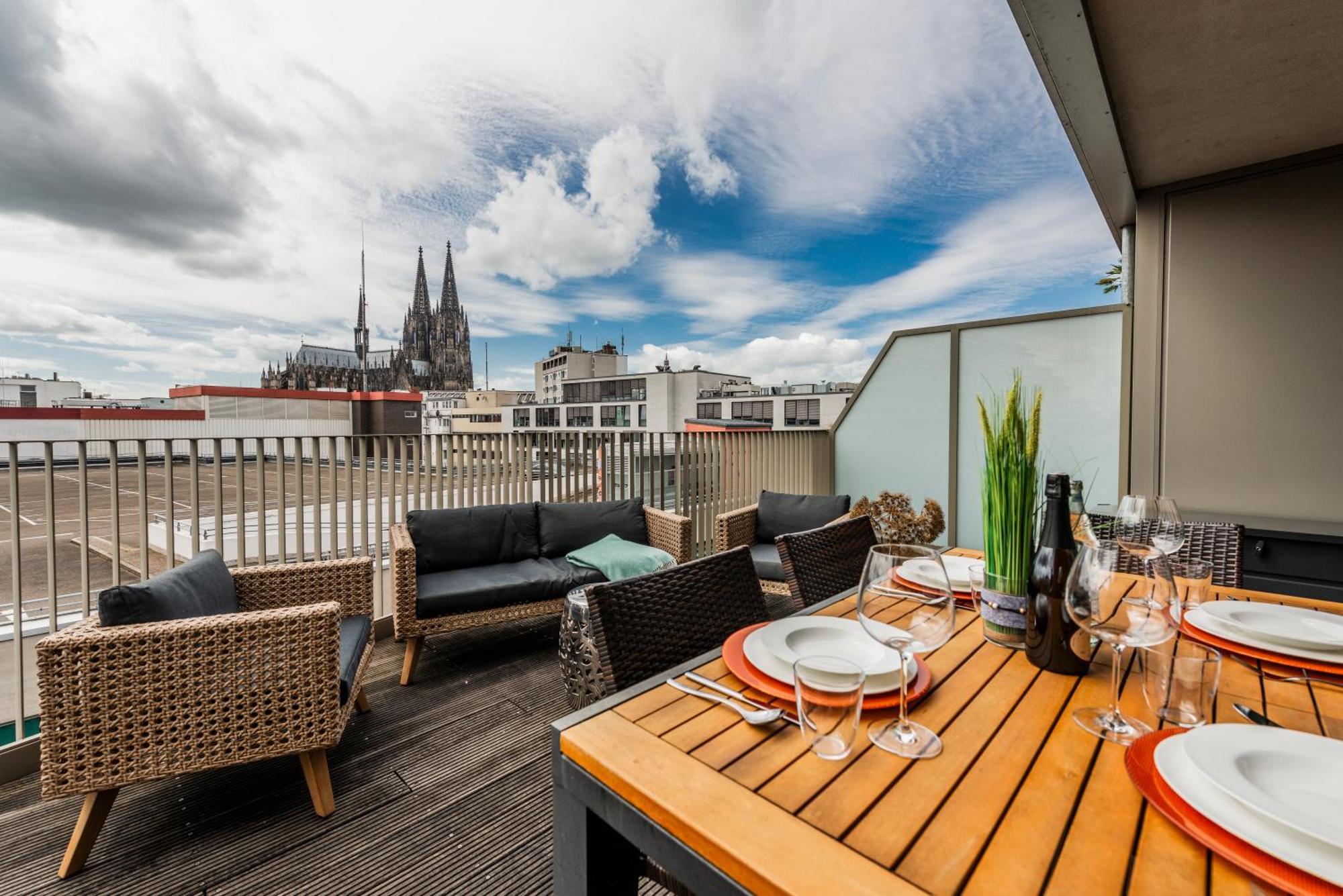 Klassen - Exklusives Luxus Loft Am Dom - Dachterrasse, Traum-aussicht Cologne