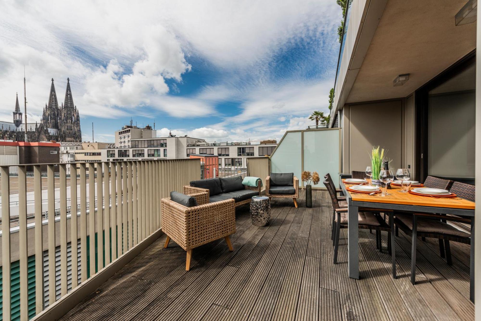 Klassen - Exklusives Luxus Loft Am Dom - Dachterrasse, Traum-aussicht Cologne