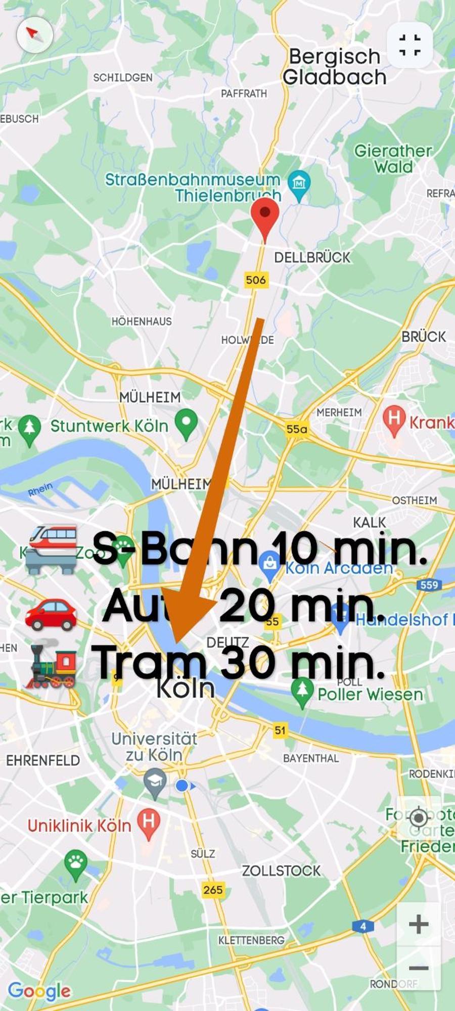 Komfort Citytrain Messe Business Erholung Wifi Mit Magentatv Bis 4 Pers Colonia
