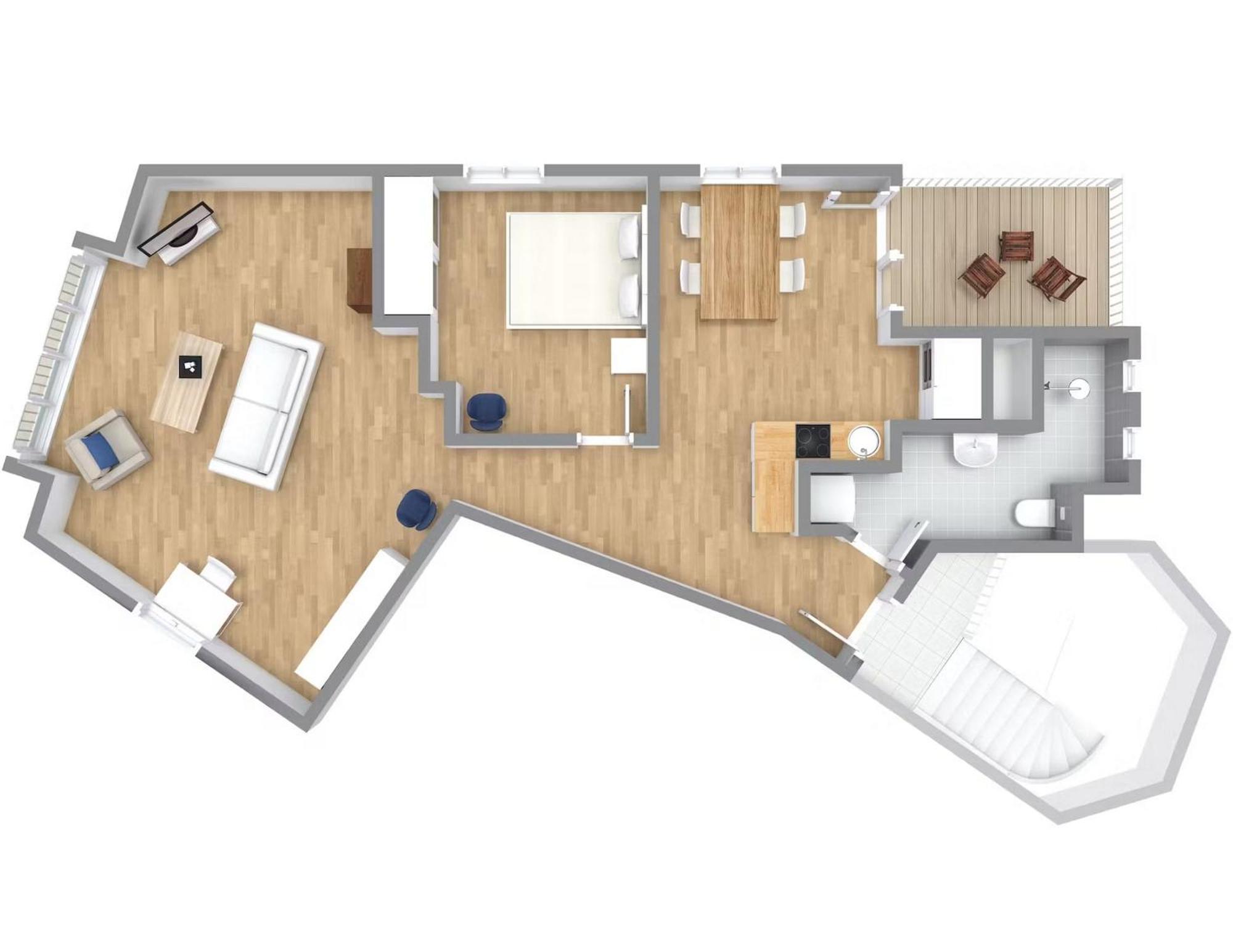 Grosse Dachgeschosswohnung Mit Balkon Im Belgischen Viertel Apartment Cologne
