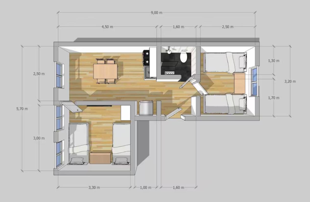 Apartment Beautiful Airportflats Near